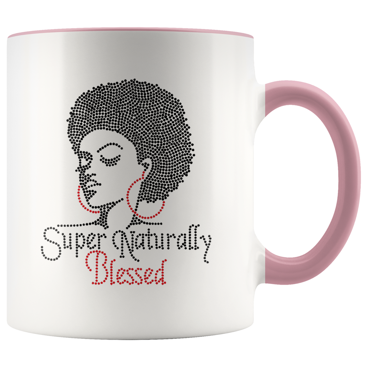 Mug Super Naturally Blessed Ceramic Mug - Pink | Shop Sassy Chick