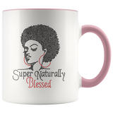 Mug Super Naturally Blessed Ceramic Mug - Pink | Shop Sassy Chick