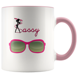 Sunglasses Mug Ceramic Accent Mug - Pink | Shop Sassy Chick