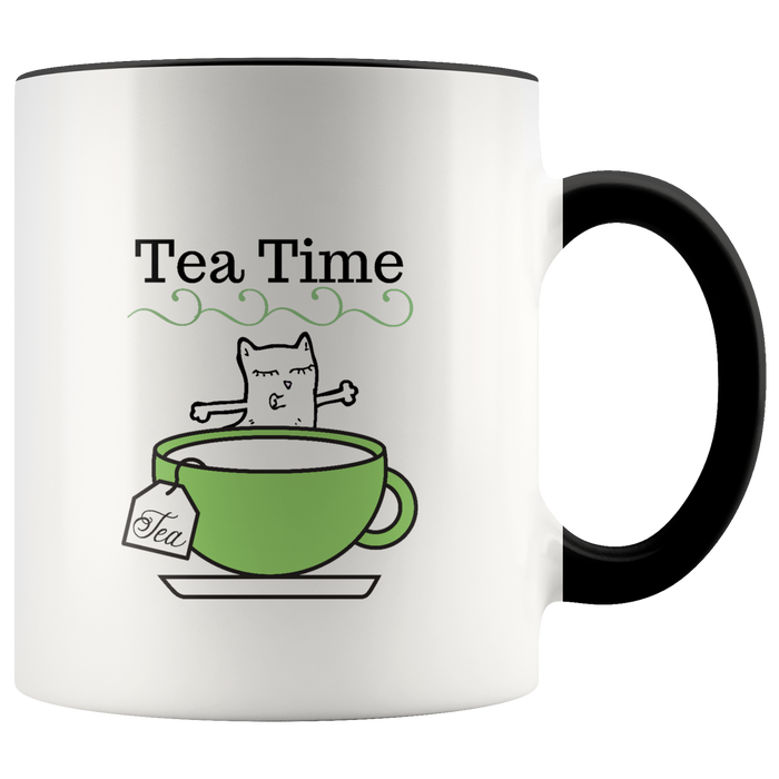 Mug Tea Ceramic Accent Mug - Black | Shop Sassy Chick