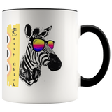 Mug Zebra Ceramic Accent Mug - Black | Shop Sassy Chick
