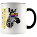Mug Zebra Ceramic Accent Mug - Black | Shop Sassy Chick