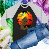 Afro Lady Long Sleeves - Shop Sassy Chick 