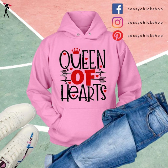 Queen Of Hearts Hoodie