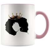 Lady Queen Afro Coffee Mug - Shop Sassy Chick 