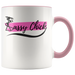 Ceramic White Sassy Chick Mug - Pink | Shop Sassy Chick