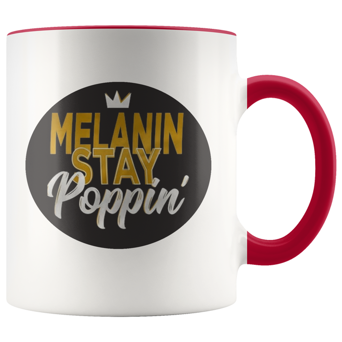 Melanin Stay Poppin' Coffee Mug - Shop Sassy Chick 
