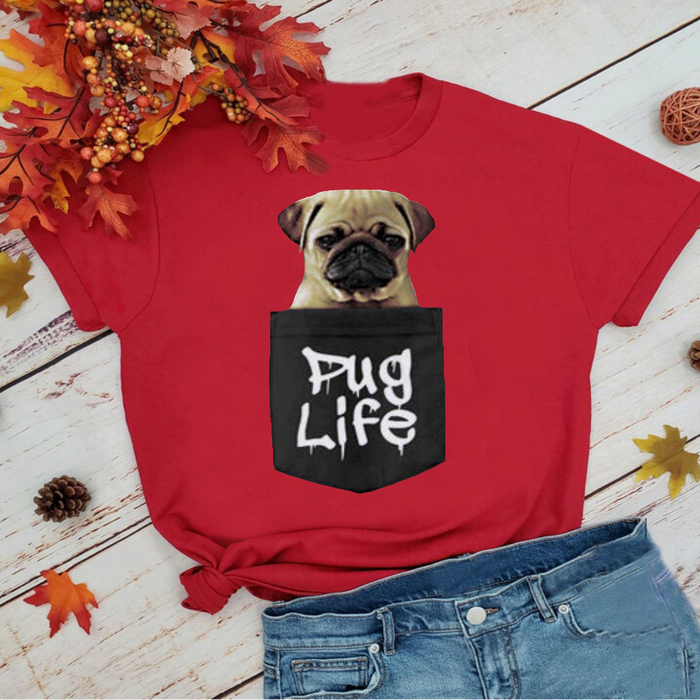 PUG LIFE T-Shirt - Shop Sassy Chick 