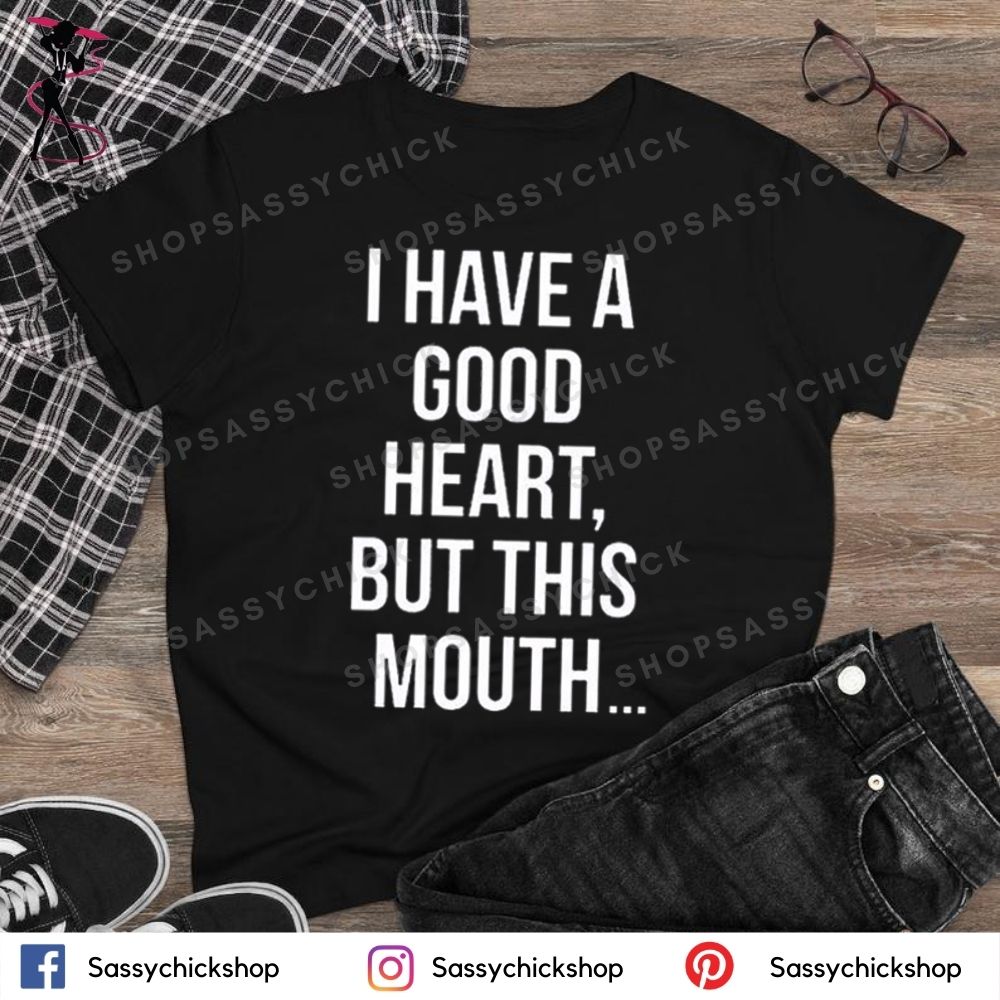 Good Heart T-Shirt - Shop Sassy Chick 