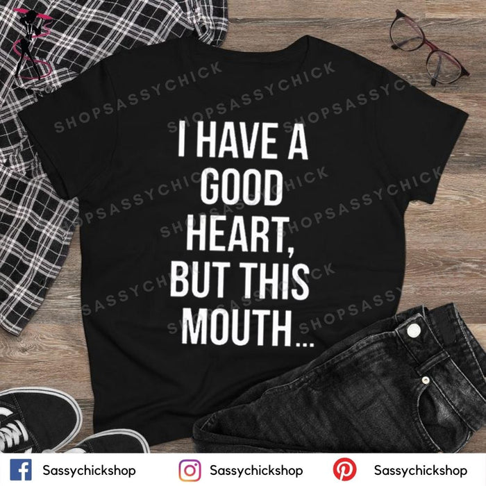 Good Heart T-Shirt - Shop Sassy Chick 