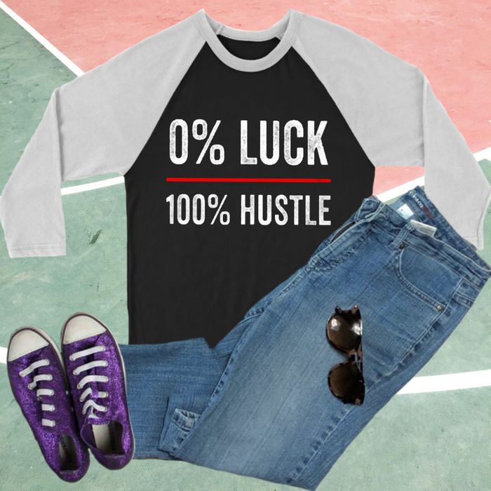 100% Hustle Long Sleeves - Shop Sassy Chick 