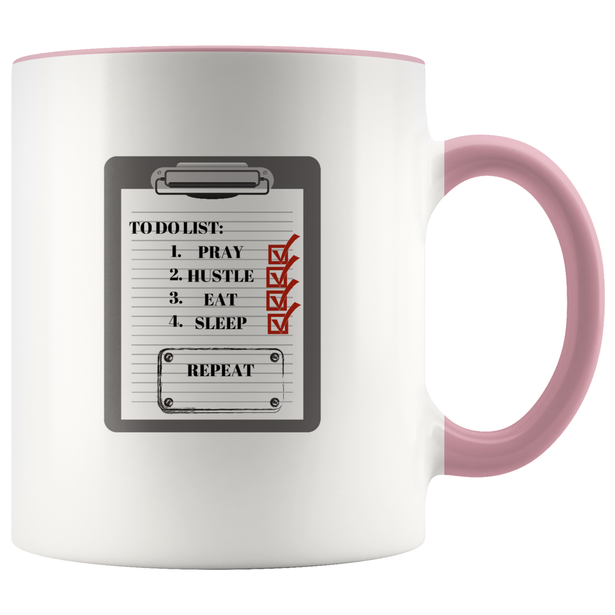 To Do List Mug Ceramic Accent Mug - Pink | Shop Sassy Chick