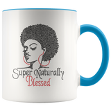 Mug Super Naturally Blessed Ceramic Mug - Blue | Shop Sassy Chick