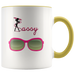 Sunglasses Mug Ceramic Accent Mug - Yellow | Shop Sassy Chick