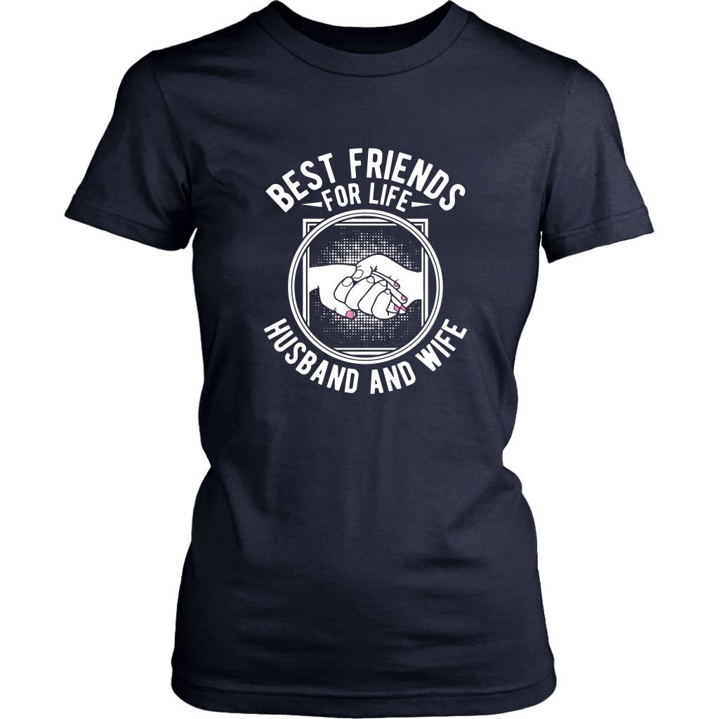 Best Friends Women's Unisex T-Shirt - Navy | Shop Sassy Chick