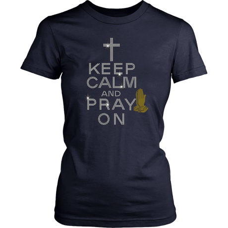 Keep Calm Women's Unisex T-Shirt - Navy | Shop Sassy Chick