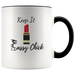 Mug Red Lipstick Ceramic Accent Mug - Black | Shop Sassy Chick