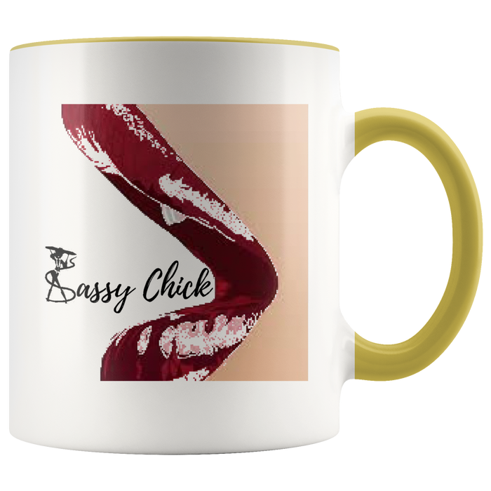 Sassy Chick Mug Ceramic Accent Mug - Yellow | Shop Sassy Chick