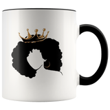 Lady Queen Afro Coffee Mug - Shop Sassy Chick 