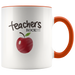 Teachers Rock Mug Ceramic Accent Mug - Orange  | Shop Sassy Chick