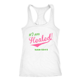 I Am Healed Pink Tank - Shop Sassy Chick 