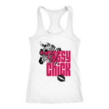 Sassy Chick Zebra Women's Racerback Tank - White | Shop Sassy Chick