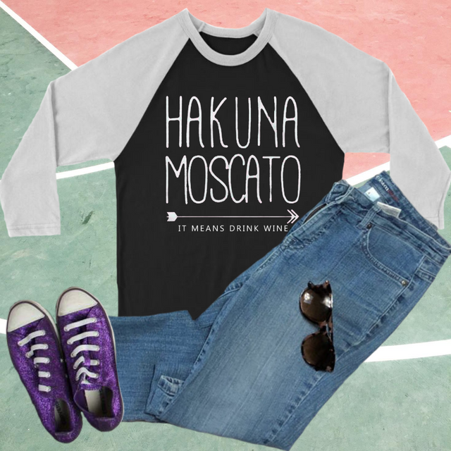 Hakuna Moscato Long Sleeves - Shop Sassy Chick 