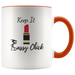 Mug Red Lipstick Ceramic Accent Mug - Orange | Shop Sassy Chick