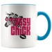 Sassy Chick Zebra Accent Ceramic Coffee Mug - Blue | Shop Sassy Chick