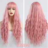 Synthetic Long Wavy Blonde Ombre High Density Wig