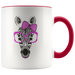 Zebra mug Ceramic White Coffee Mug - Red | Shop Sassy Chick