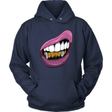 Purple Lips Hoodies