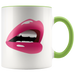 Mug Sassy Mouth Ceramic Accent Mug - Green | Shop Sassy Chick