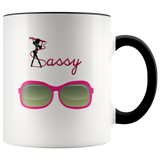 Sunglasses Mug Ceramic Accent Mug - Black | Shop Sassy Chick