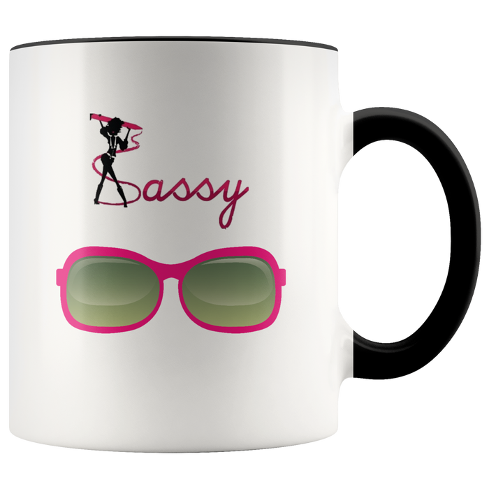 Sunglasses Mug Ceramic Accent Mug - Black | Shop Sassy Chick