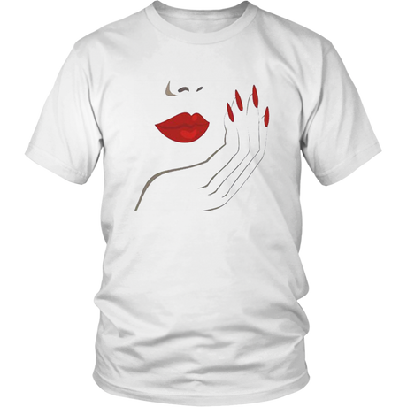 Lips And Nails T-Shirt - Shop Sassy Chick 