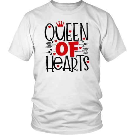 Queen Of Hearts T-Shirt - Shop Sassy Chick 
