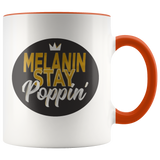 Melanin Stay Poppin' Coffee Mug - Shop Sassy Chick 