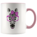 Zebra mug Ceramic White Coffee Mug - Pink | Shop Sassy Chick