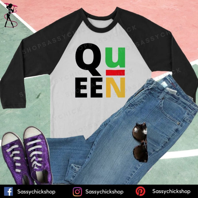 Queen Long Sleeves - Shop Sassy Chick 