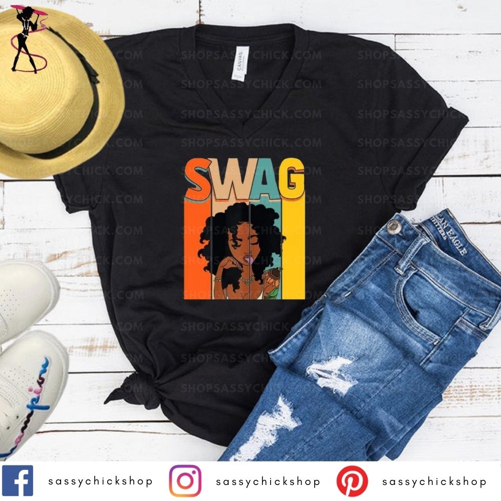 Swag V-Neck - Shop Sassy Chick 