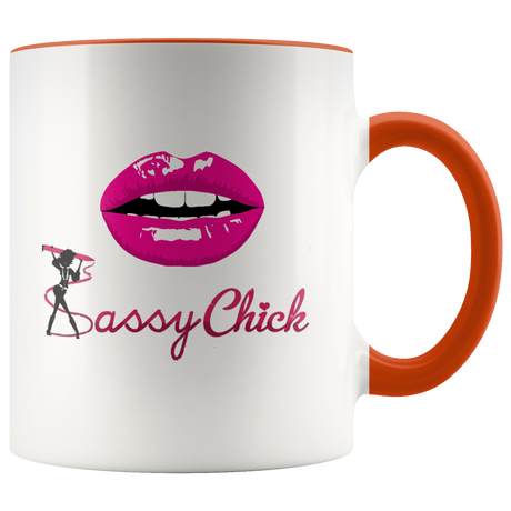 Mug Smile Ceramic Accent Mug - Orange  | Shop Sassy Chick