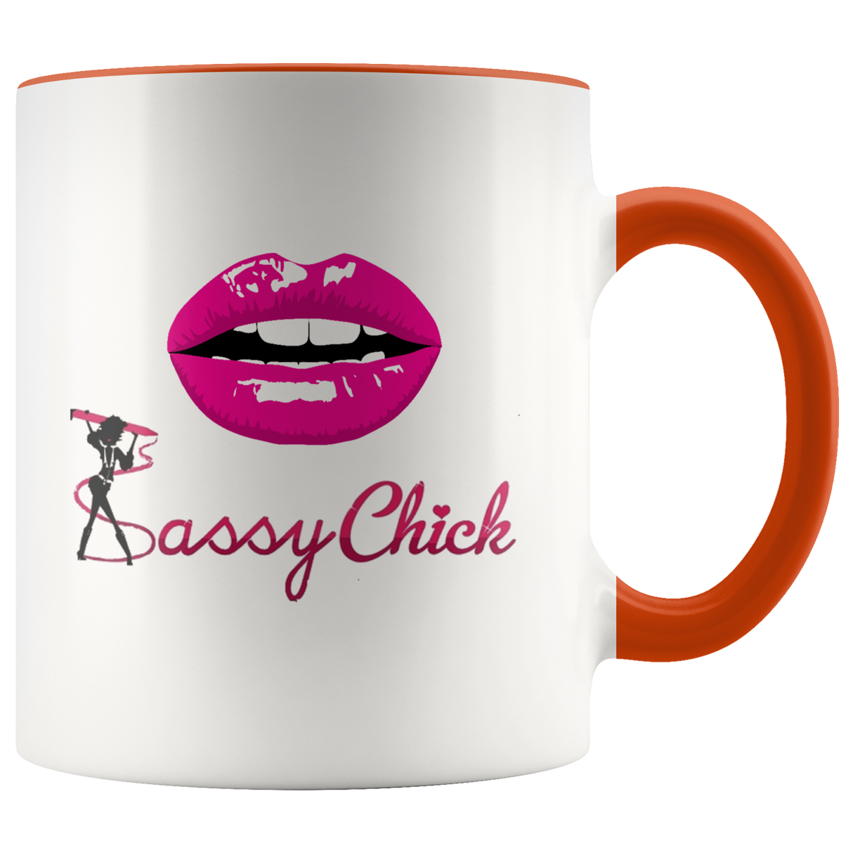Mug Smile Ceramic Accent Mug - Orange  | Shop Sassy Chick