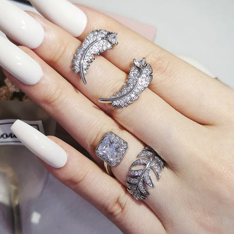 Leaves Silver 925 Sterling Silver Jewelry Set