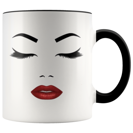 Red; Lip Face Coffee Mug - Shop Sassy Chick 