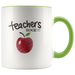 Teachers Rock Mug Ceramic Accent Mug - Green | Shop Sassy Chick