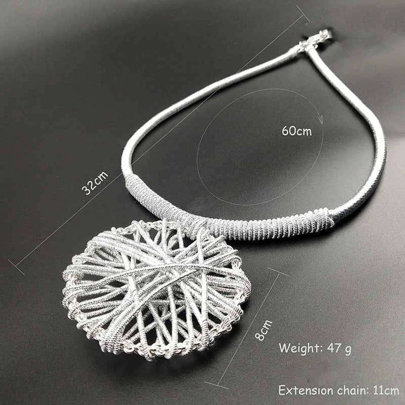 Size of Bohemian Charm Necklace