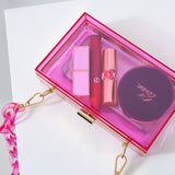 View of Candy Color Acrylic Jelly Clutch Purse