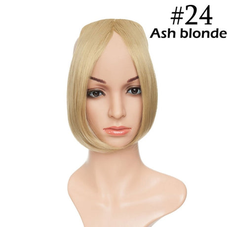 Ash Blonde Clip In Bangs Hair Extensions