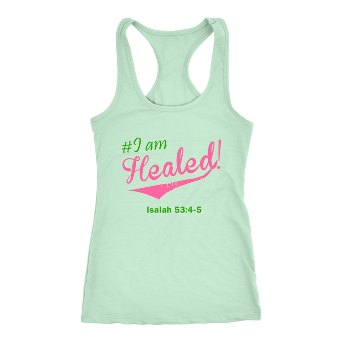 I Am Healed Pink Tank - Shop Sassy Chick 